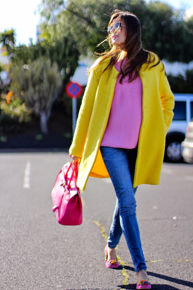 Marilyn's Closet FASHION BLOG Yellow Coat