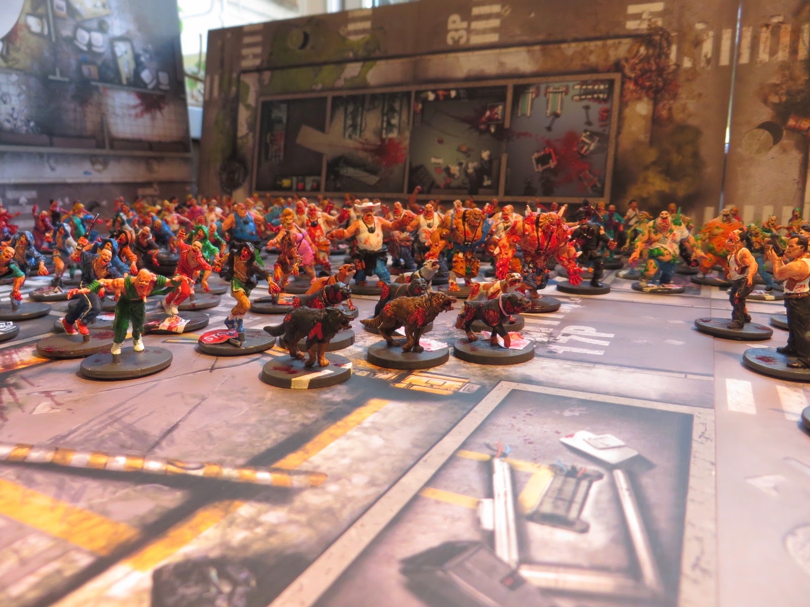 Zombicide, Zombies, all, painted, survivors, apocalyptic,