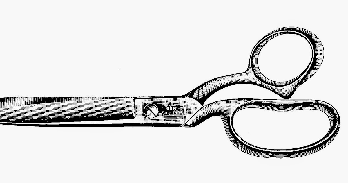 Digital Stamp Design Free Scissors Digital Stamp Single Pair of