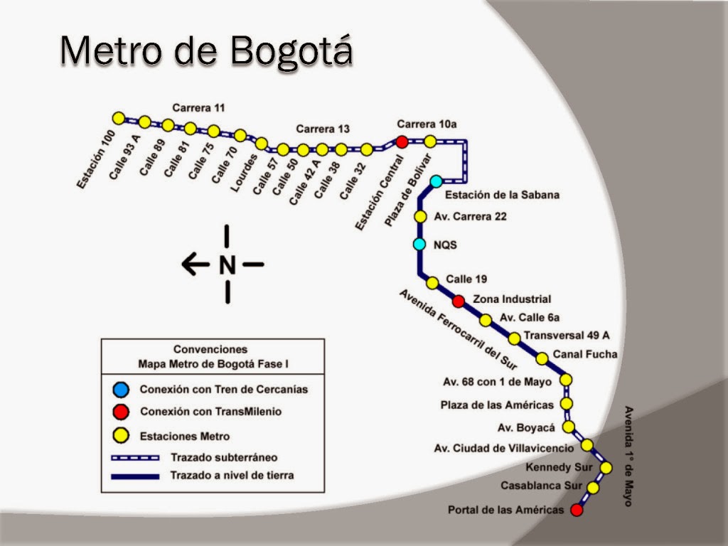 Buses Clásicos de Bogota El famoso metro de Bogota