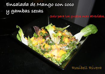 Ensalada de Mango y coco