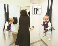 The Babykeeper The Babykeeper with baby hanging from door