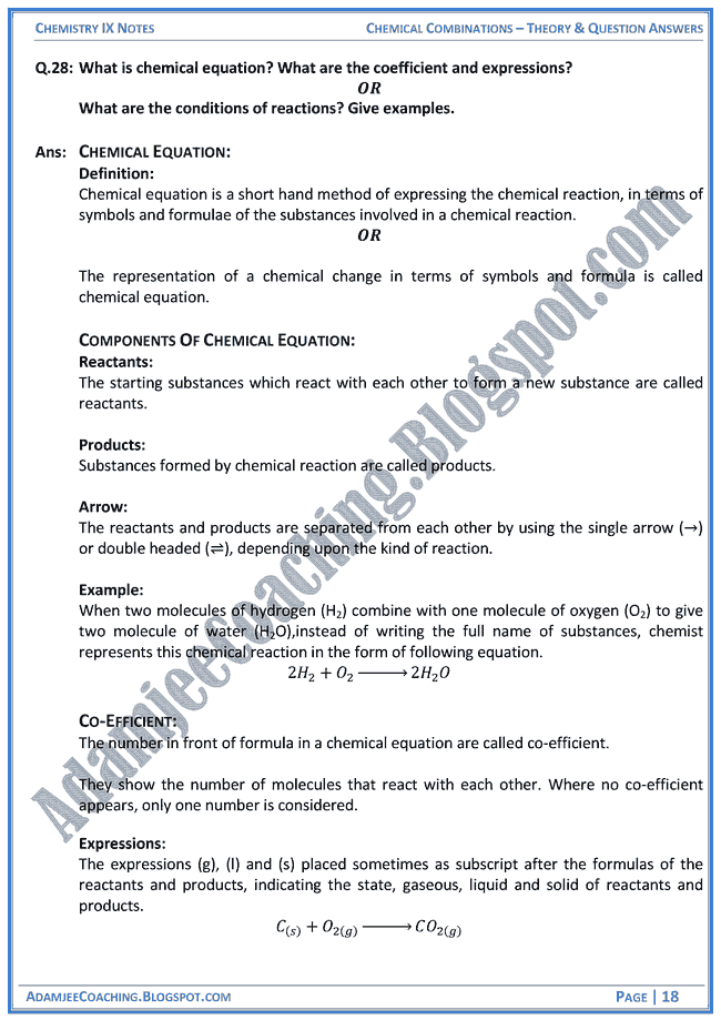 chemical-combinations-theory-notes-and-question-answers-chemistry-ix