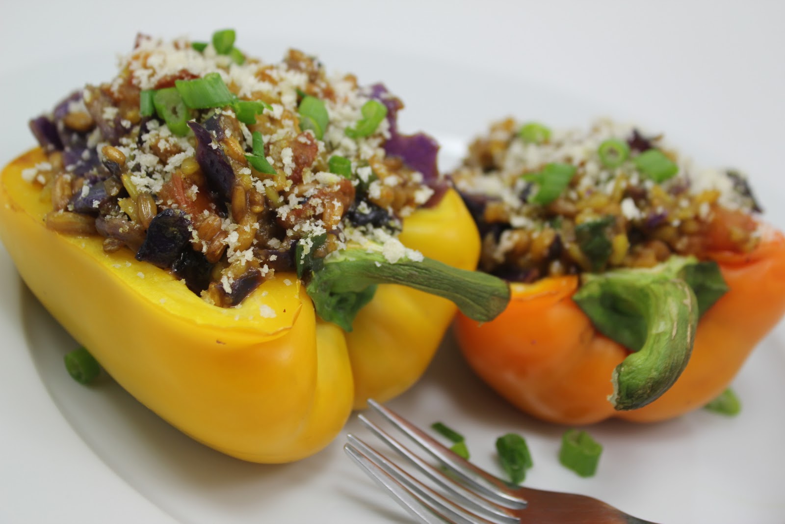 Thyme In Our Kitchen Curried Whole Grain Pilaf with Bacon, Mushroom