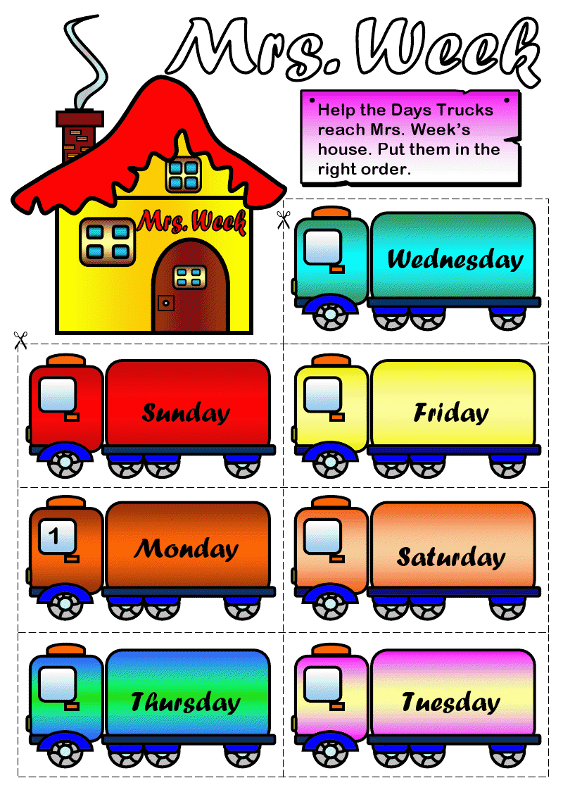 DIAS DE LA SEMANA EN ESPANOL dias de la semana en espanol: