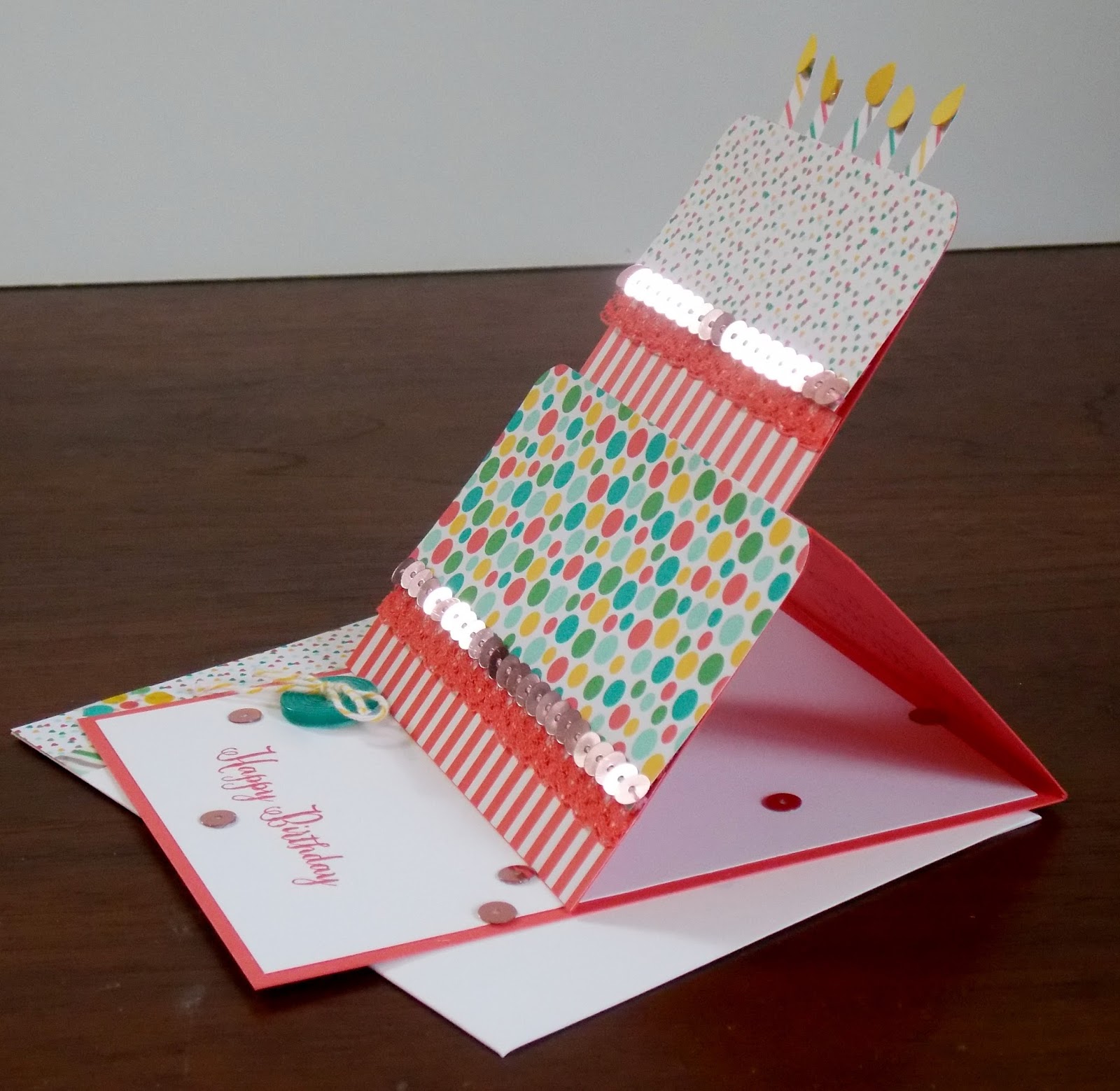 Laura's Works of Heart REMEMBERING YOUR BIRTHDAY EASEL CARD