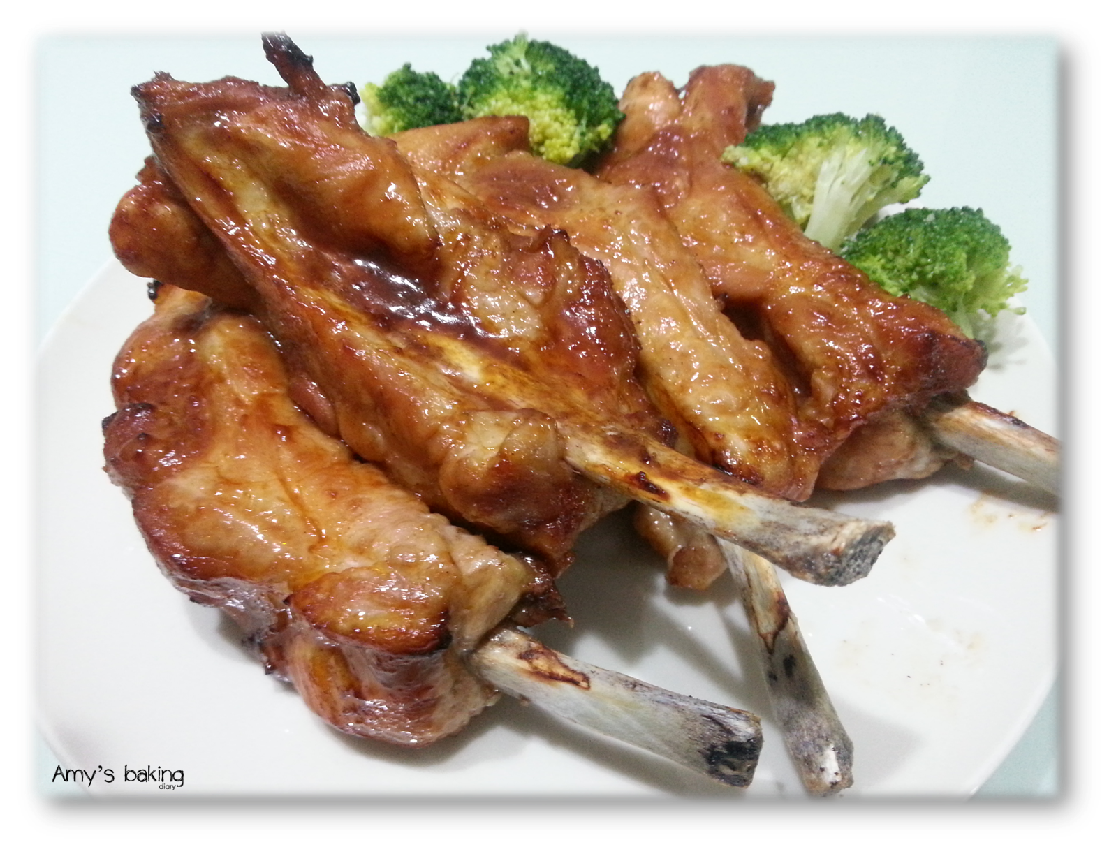 Amy Baking Diary Honey BBQ Pork Ribs