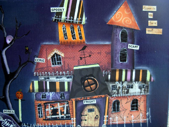 Haunted House, collage