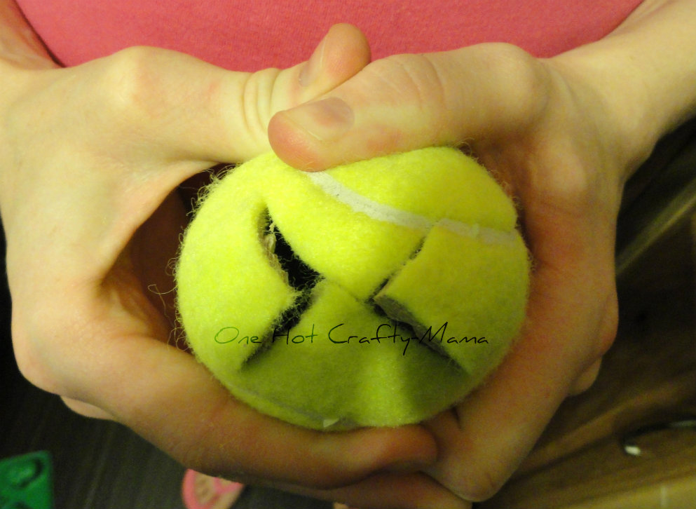 One Hot CraftyMomma Tennis Ball Leg Chair Covers