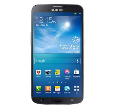 samsung galaxy mega Shining Black 6.3-inches smartphone front display samsung galaxy mega shining black 6.3-inches smartphone front display
