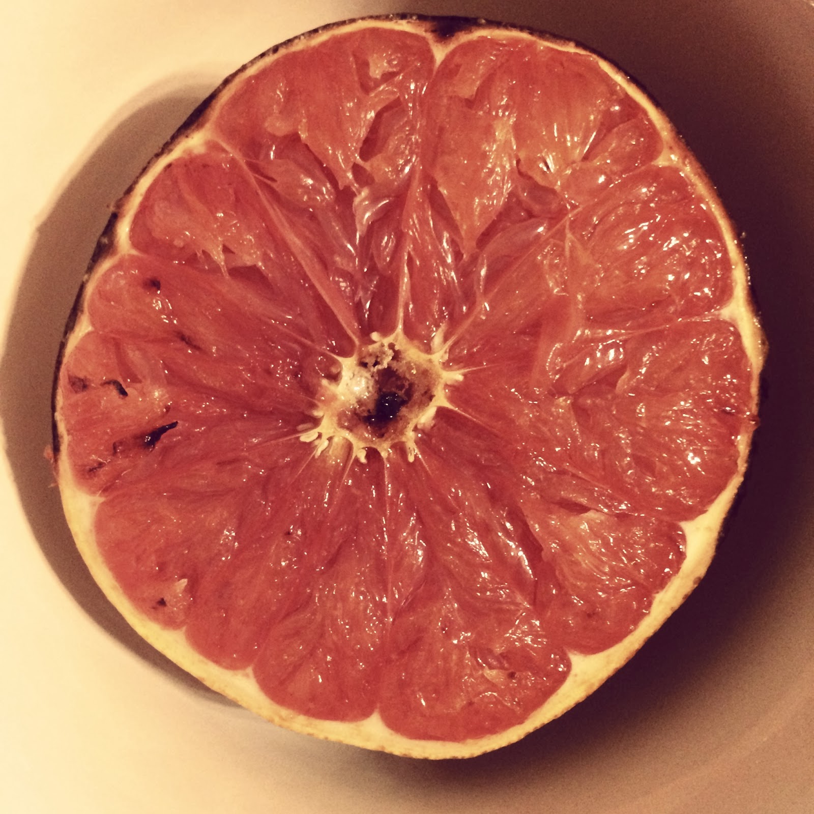 Little Cook in the Big City Broiled Caramelized Sugar Grapefruit