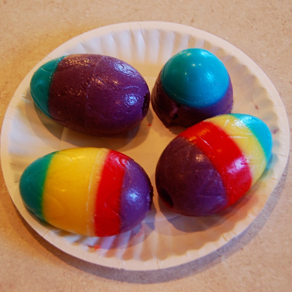 The Almost Perfectionist Layered Jello Eggs