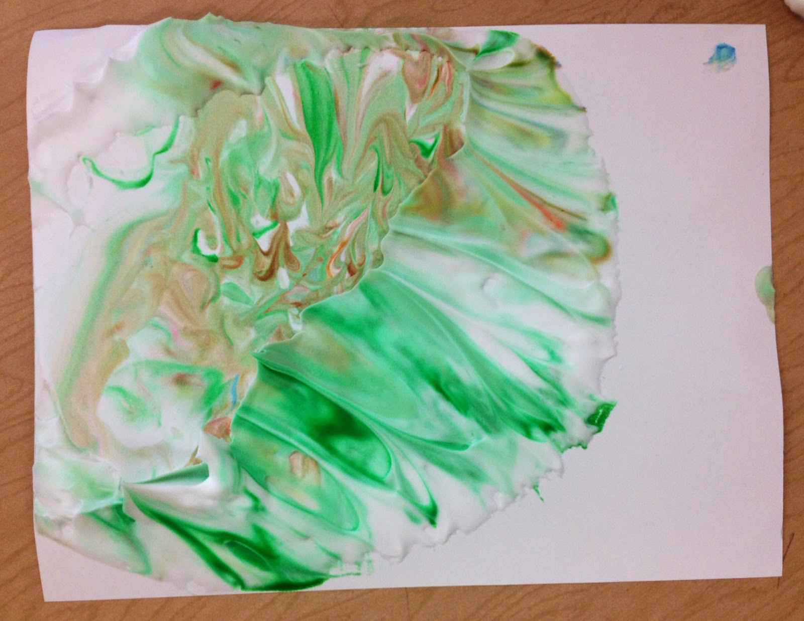 Who's Who and Who's New TieDyed Milk & Shaving Cream Prints