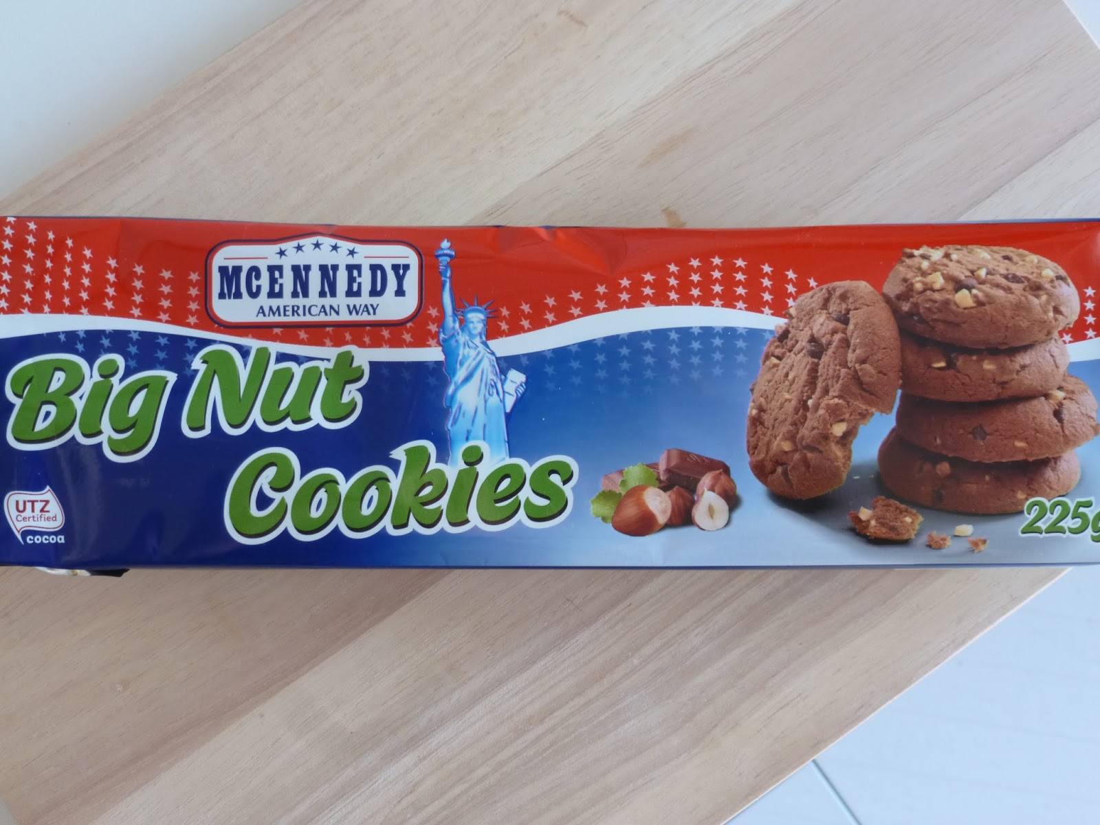 Galletas "Mcennedy Big Nut Cookies" de Lidl LA
