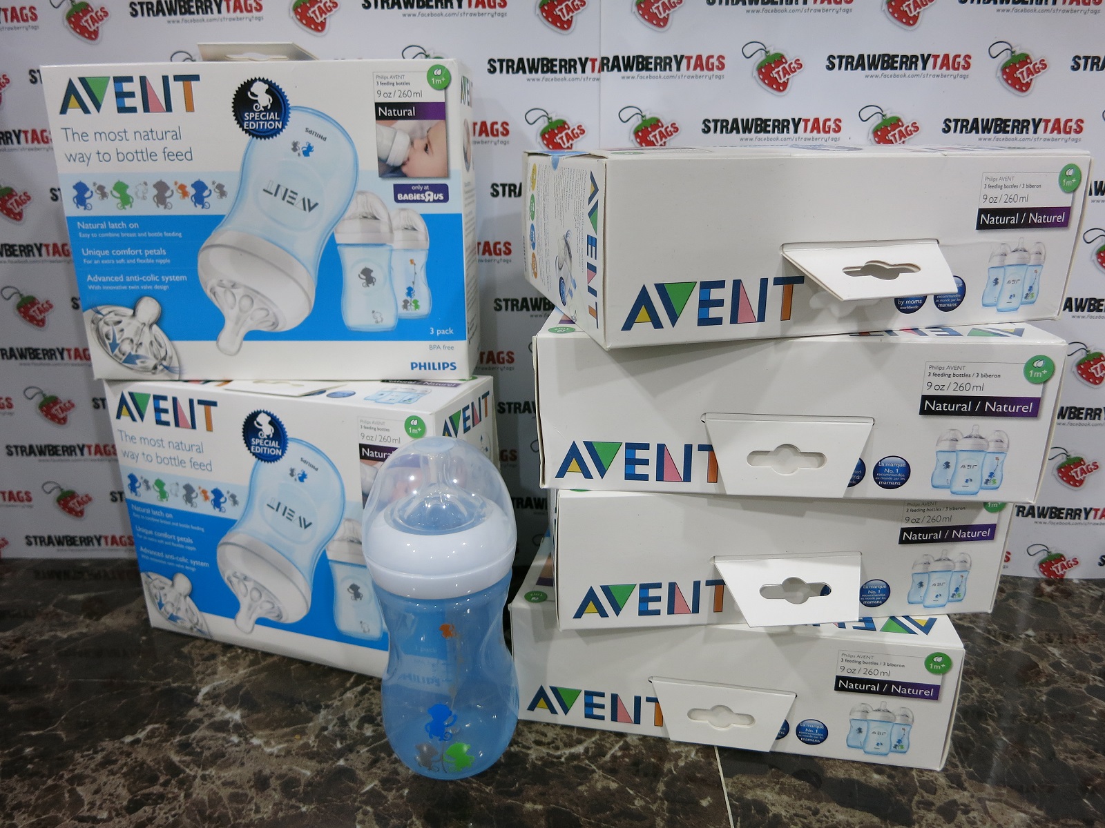 avent blue monkey bottles
