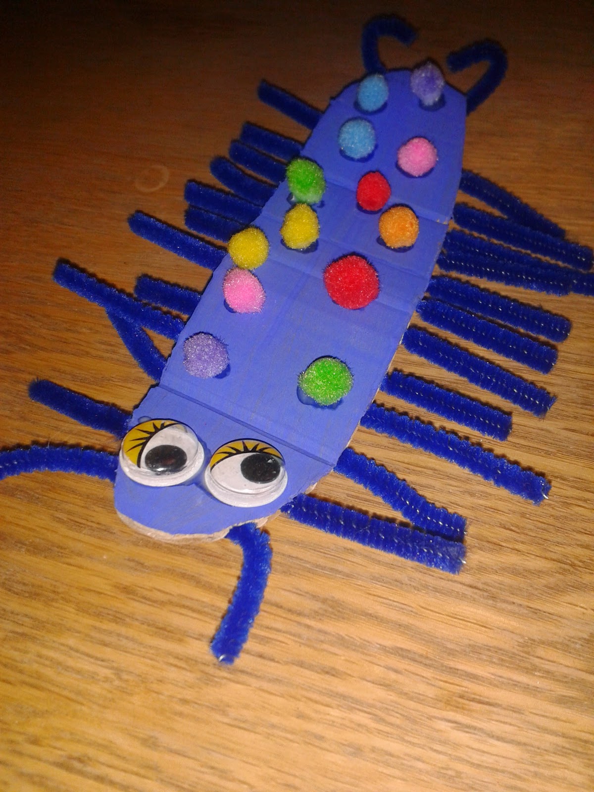 Home At The Heathers Cardboard Bugs Craft