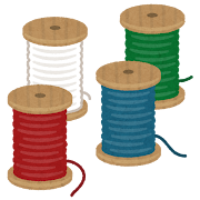 糸巻きのイラスト