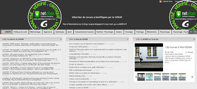 Le GERAR sur Netvibes