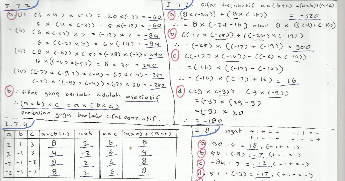 Matematika SMP Kelas 7: Soal Matematika 8.1 Matematika SMP Kelas 7: Soal Matematika 8.1
