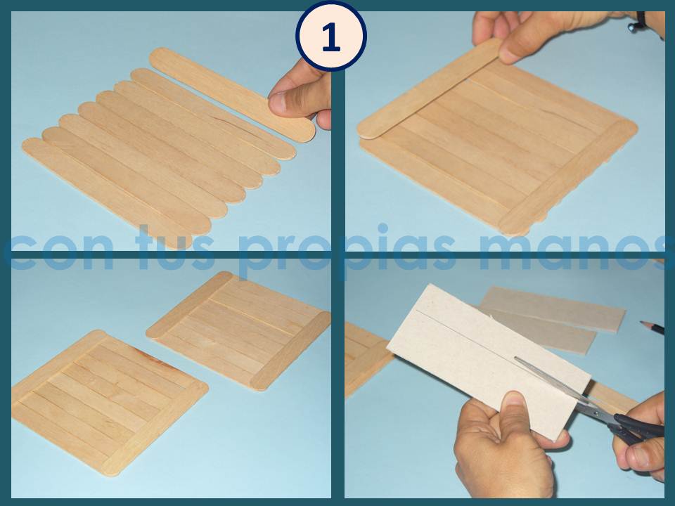 Con Tus Propias Manos: COMO HACER UNA CARTERITA CON PALITOS DE HELADO