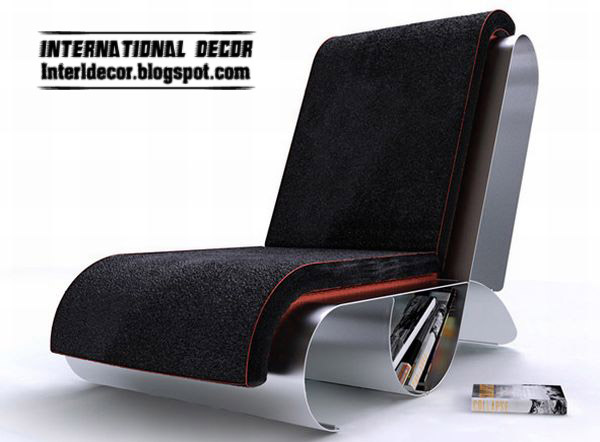 Interior Decor Idea: Contemporary chairs bookcase furniture