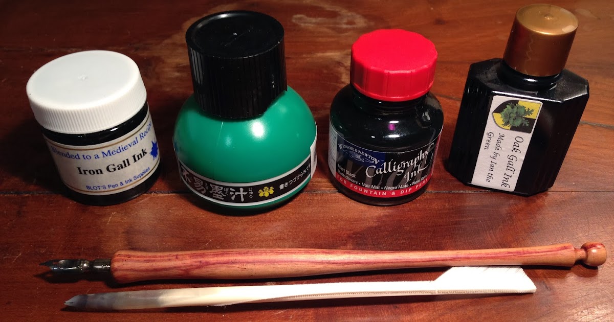 The Pensive Pen Quills II — Experimentation with Inks