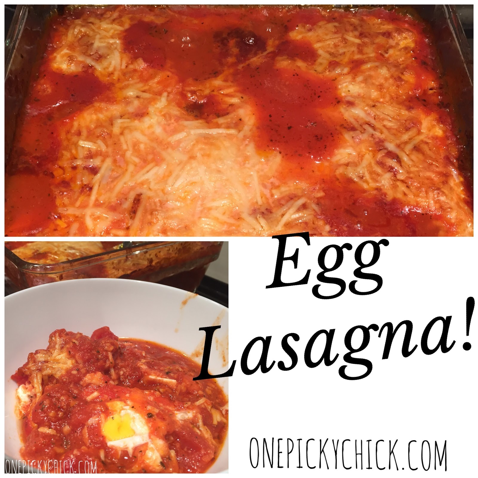 EGG Lasagna! One Picky Chick