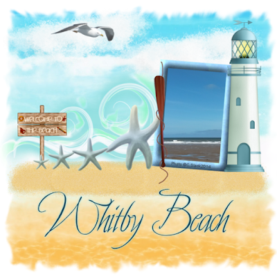Whitby Beach, by Claire Slack aka FwTags