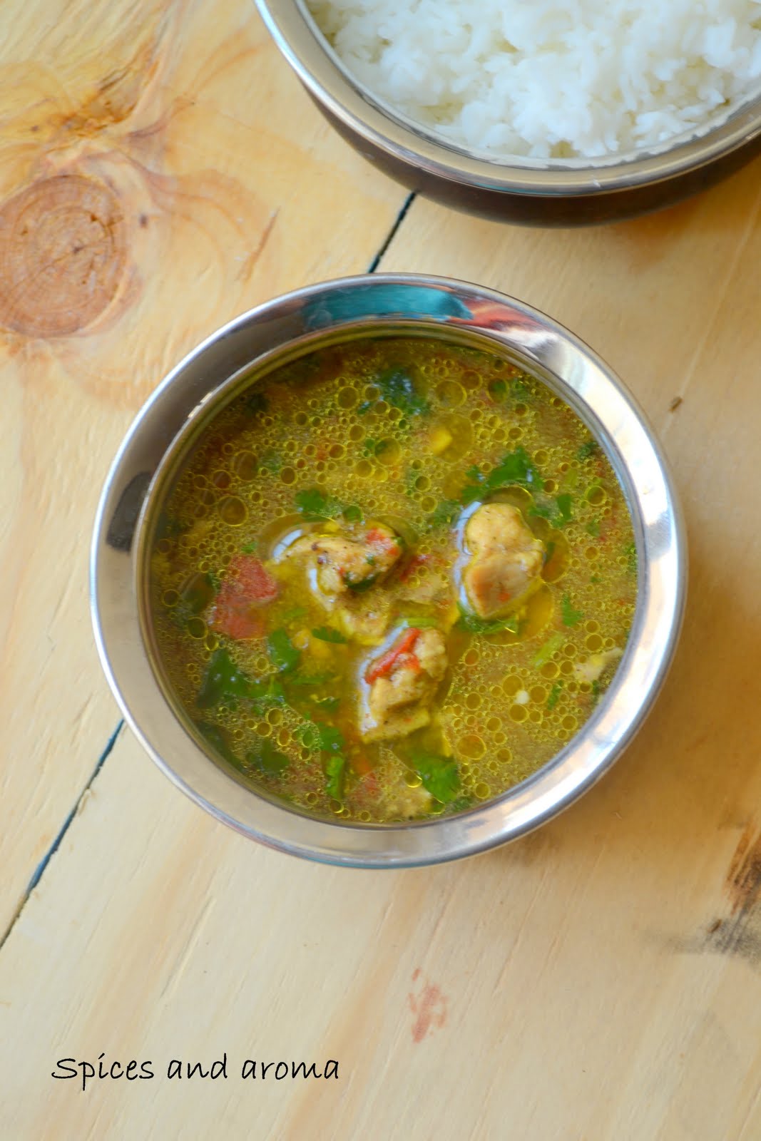 Spices and aroma: Chicken rasam - A South Indian soup