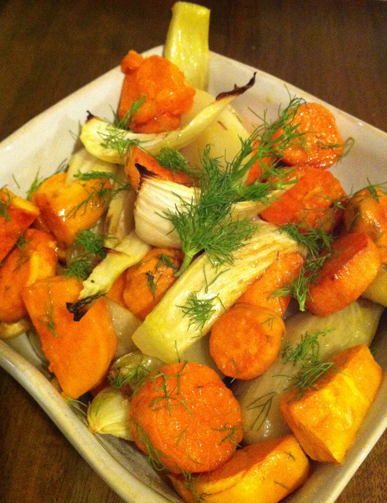 to be NOURISHED A Guide to Eating Green Roasted Fennel + Sweet Potatoes