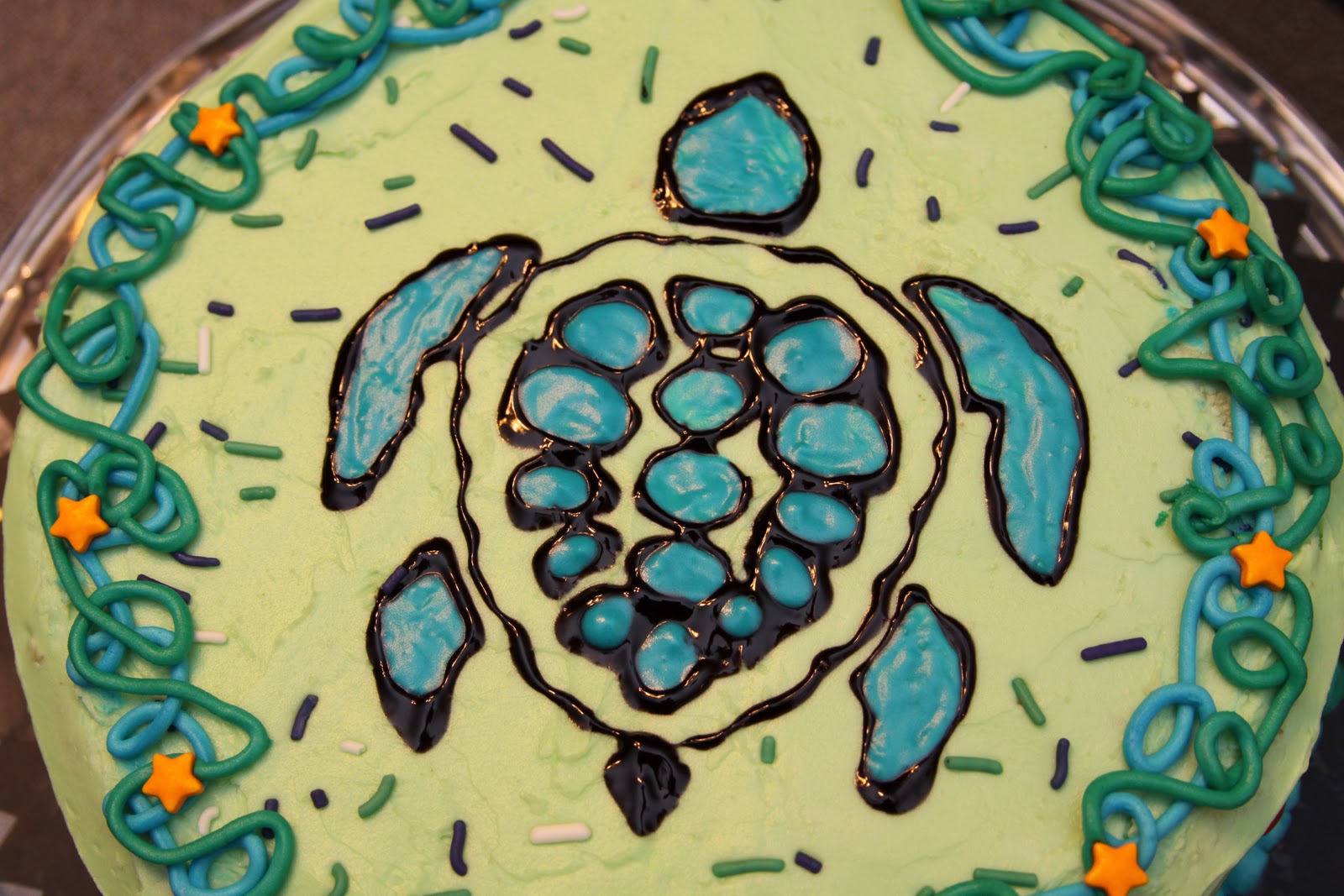 Sea Turtle Cake