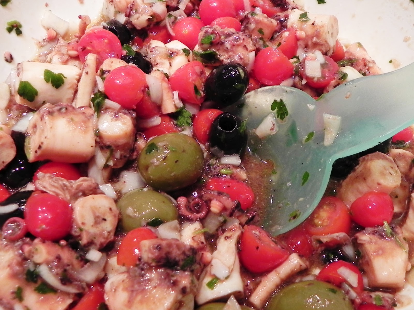 Octopus Salad Recipe The Puzzle of Sandra's Life