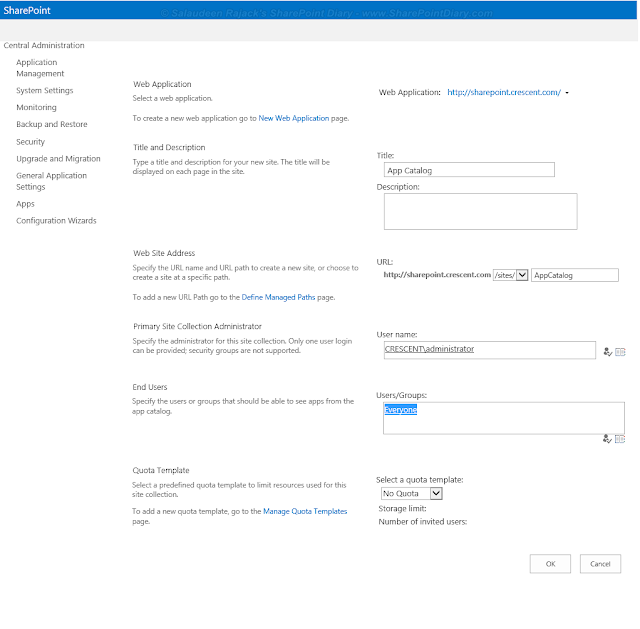 sharepoint 2013 app catalog site sharepoint 2013 app catalog site