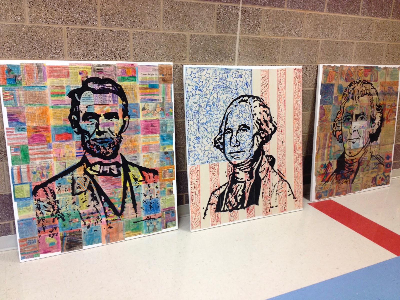 Presidents' Day art project
