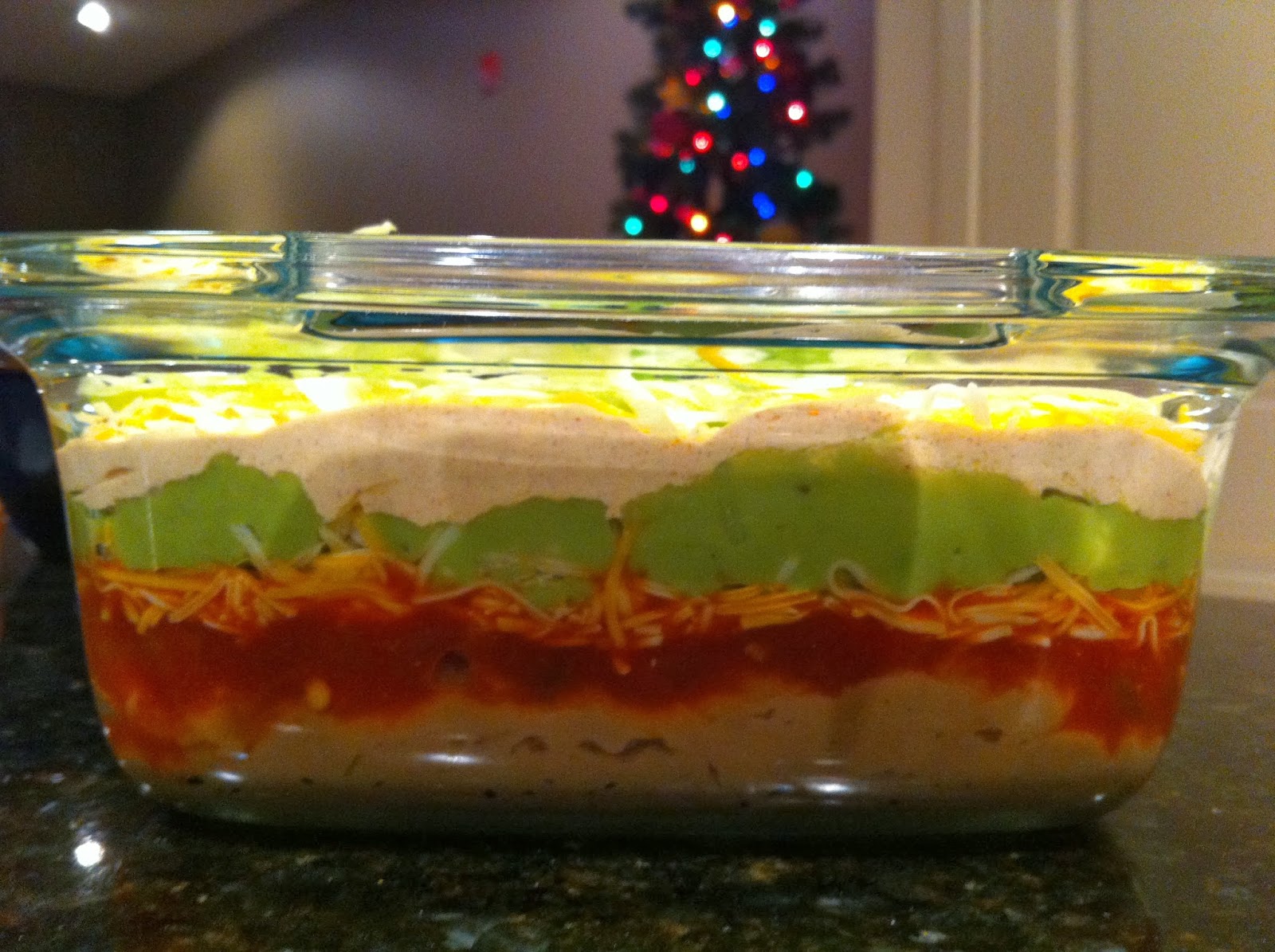 Katie Cooks Dinner THE BEST 7 LAYER BEAN DIP