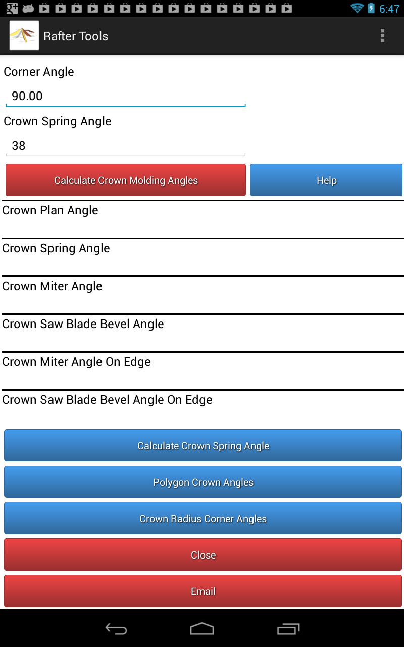 Roof Framing Geometry Polygon Crown Molding Miter Angles and Bevel Angles