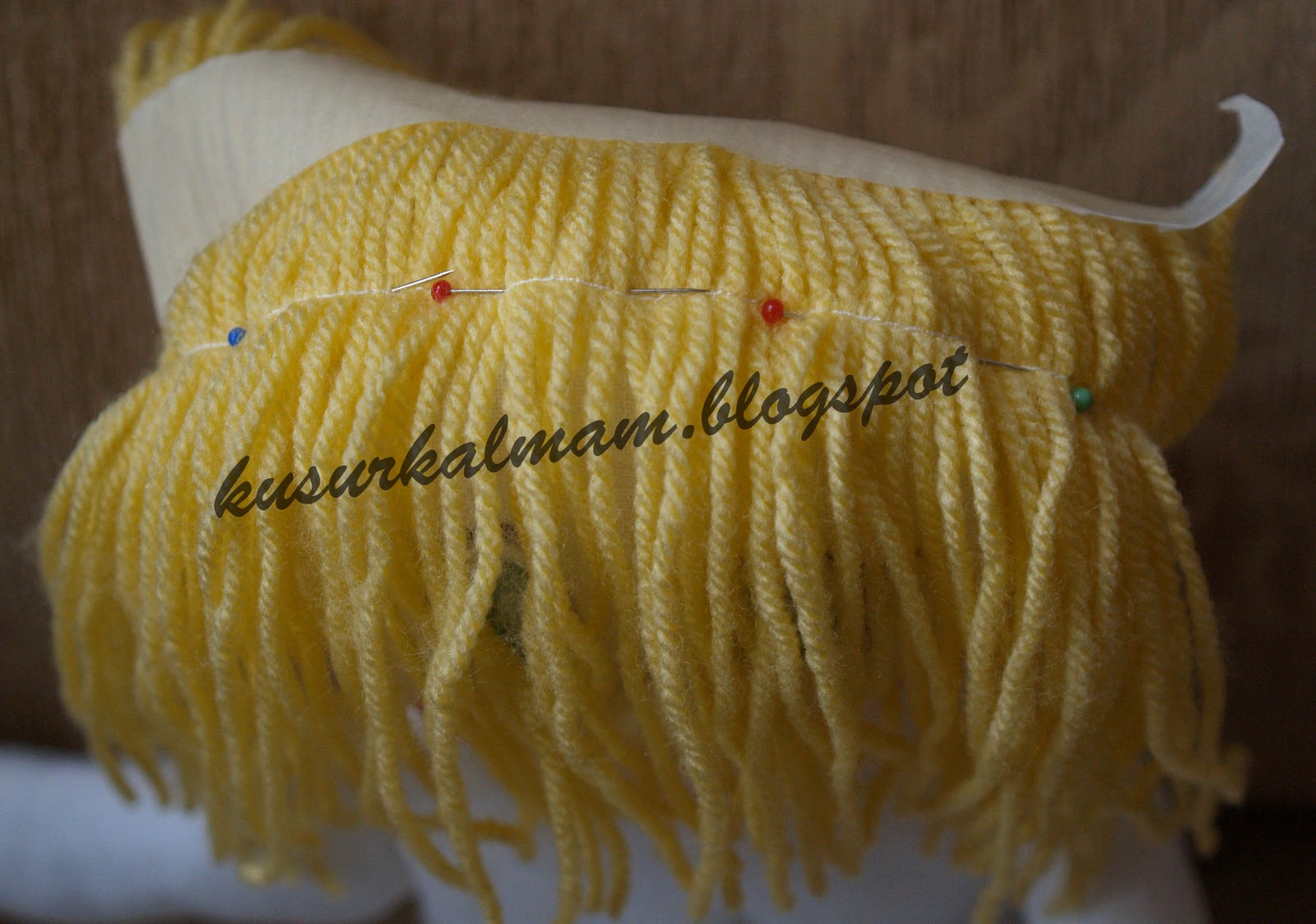 Kusur kalmam Bez bebek saçı nasıl yapılır