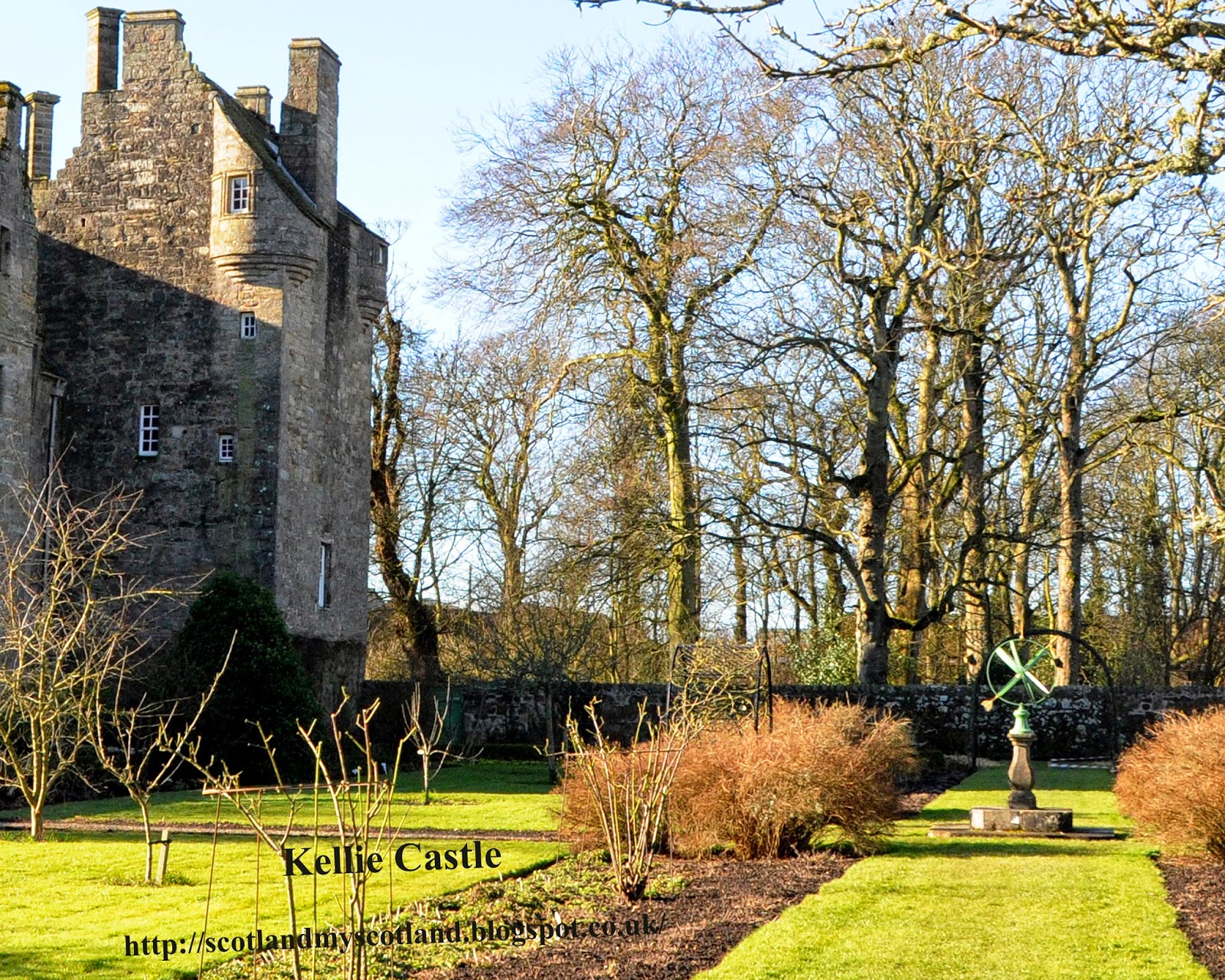 Kellie Castle from the walled garden Kellie Castle from the walled garden