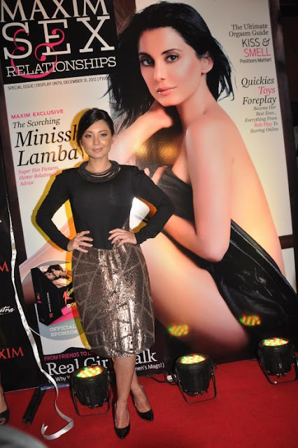 Minissha Lamba unveils a special Sex issue of Maxim Magazine