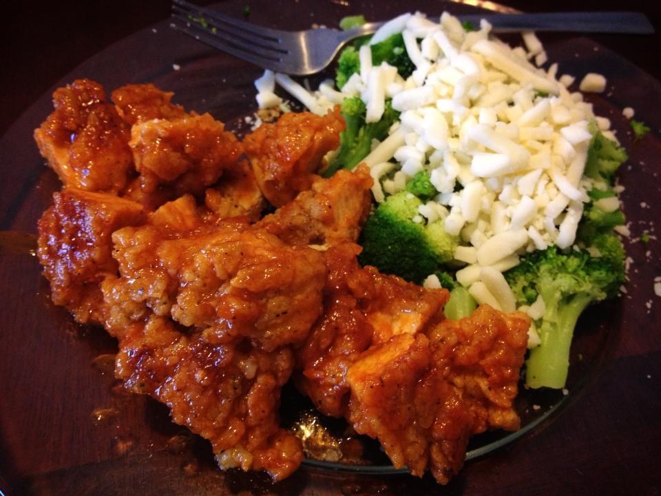 HoneySriracha Glazed Buffalo (Boneless) Wings 42nd Recipe Street