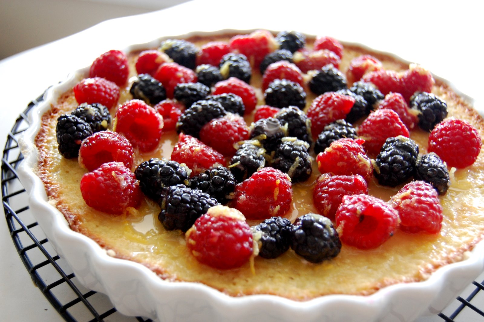 My, Oh My, Butterfly! Lemon Berry Tart