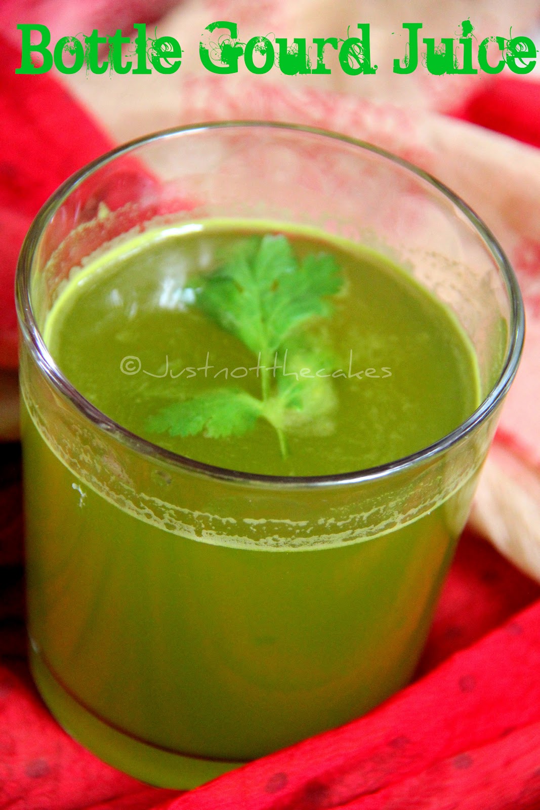 JUST NOT THE CAKES Bottle Gourd Juice