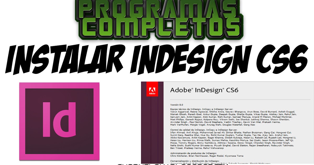 descargar adobe indesign cs6 crack