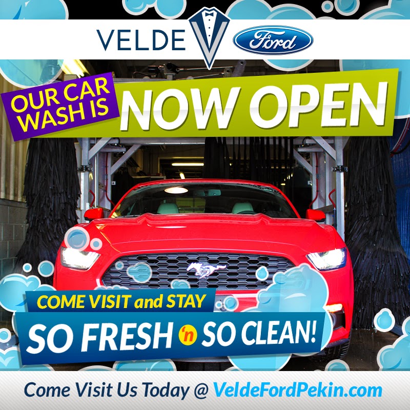 the Velde Voice Velde Ford Car Wash is NOW OPEN!