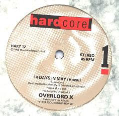 Overlord X ‎– 14 Days In May (1988, VLS, 192-256)