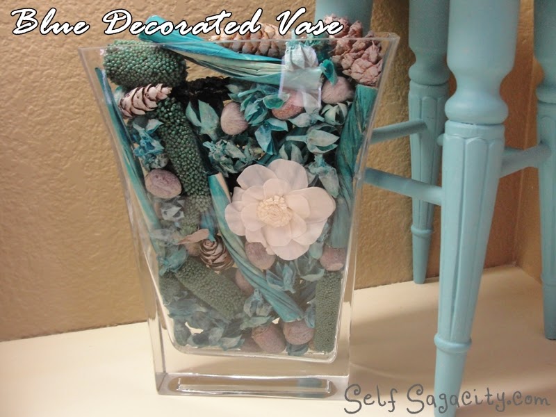 Blue Potpourri Decorated Vase Self Sagacity