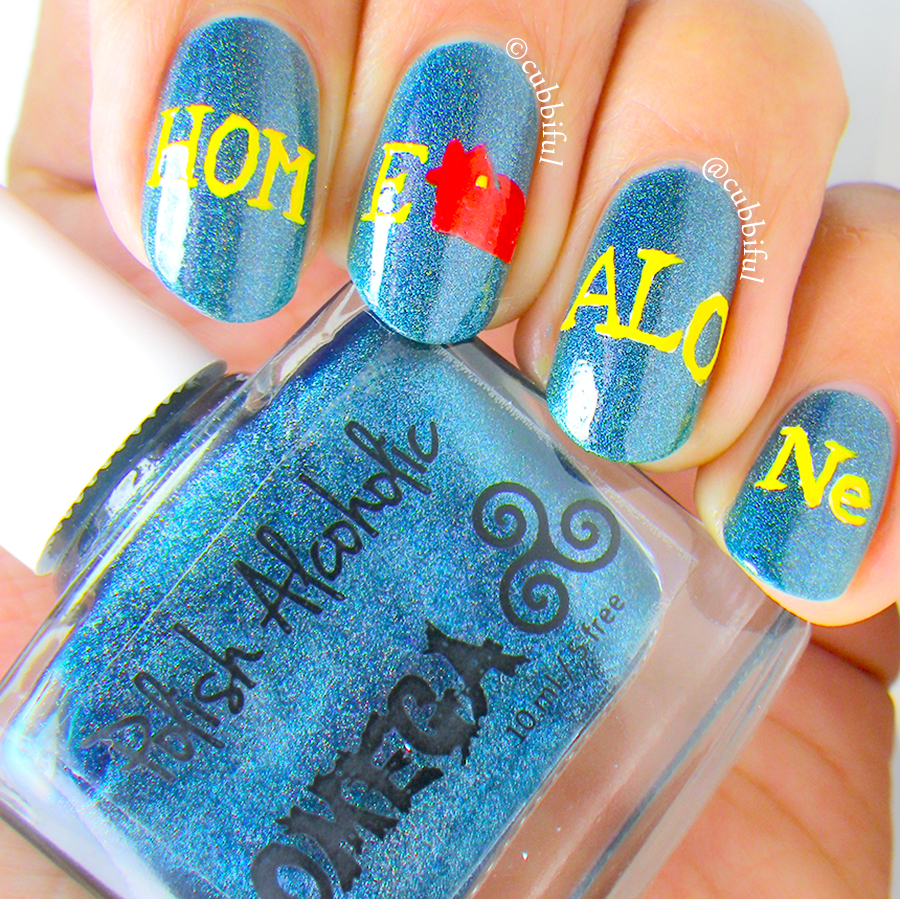 cubbiful The Digital Dozen DOES Traditions, Day 5 Home Alone Movie Nails