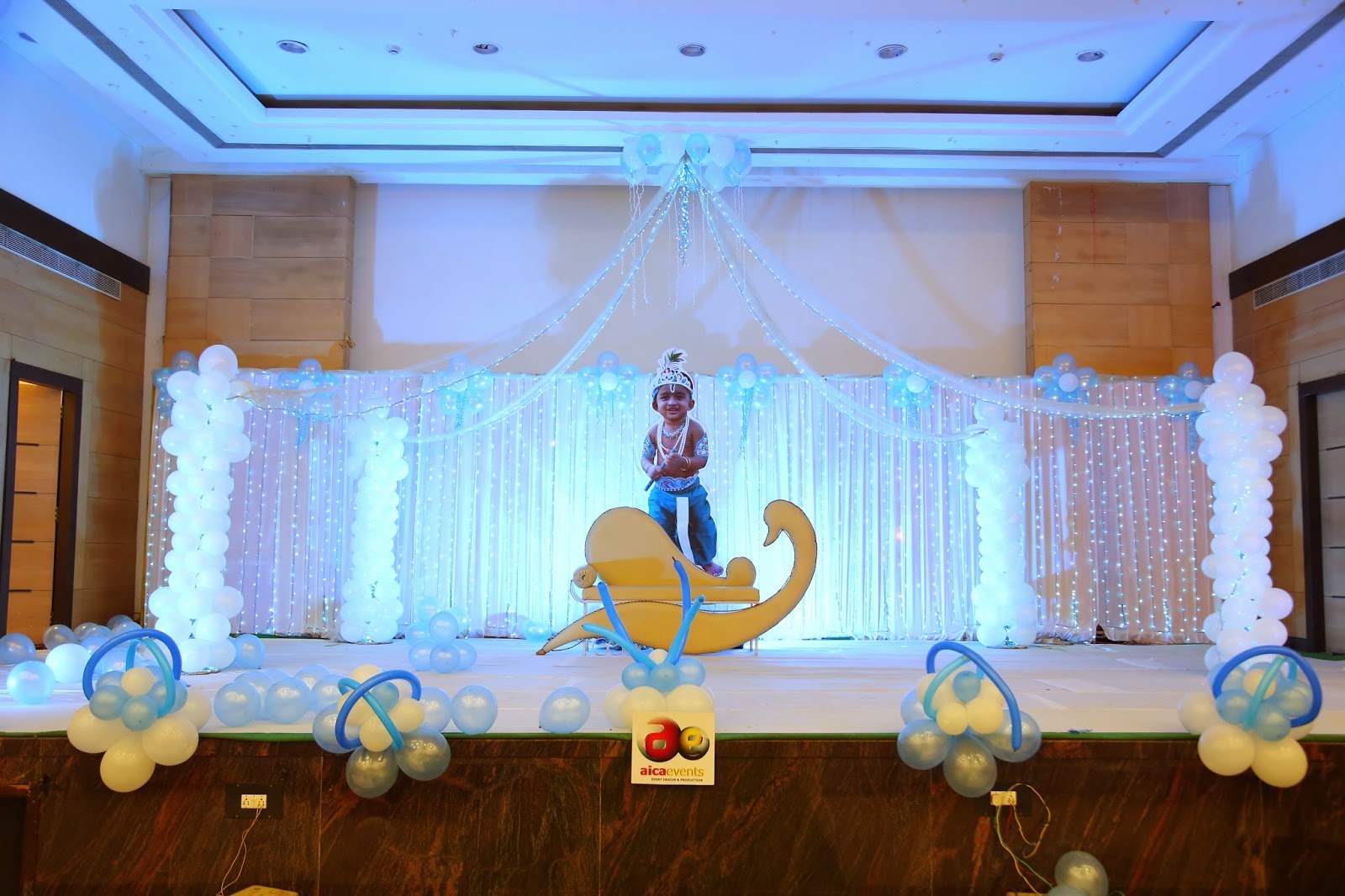 aicaevents Little Krishna Themed birthday party