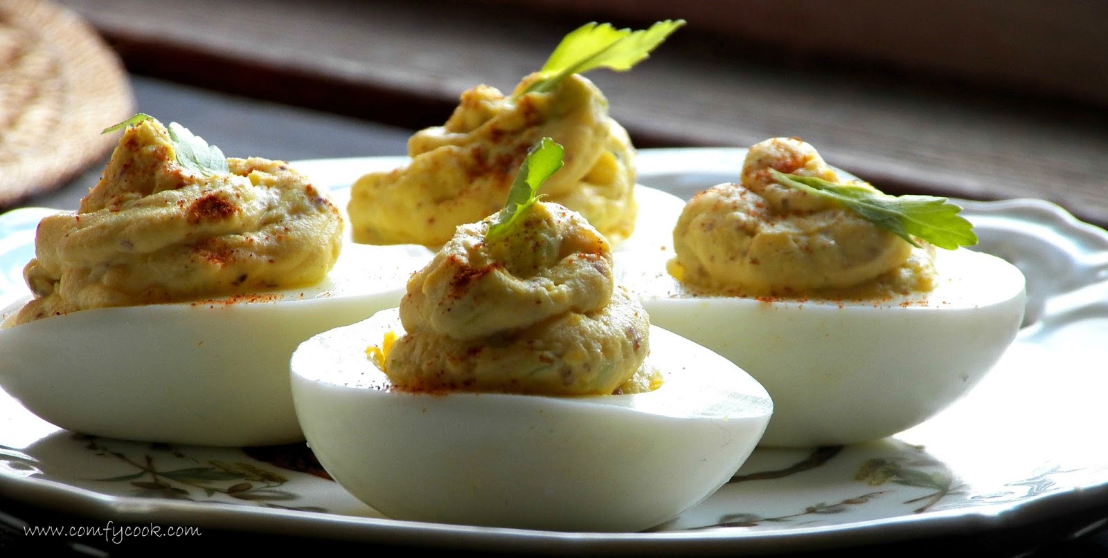 Comfy Cuisine Home Recipes from Family & Friends Deviled Eggs with
