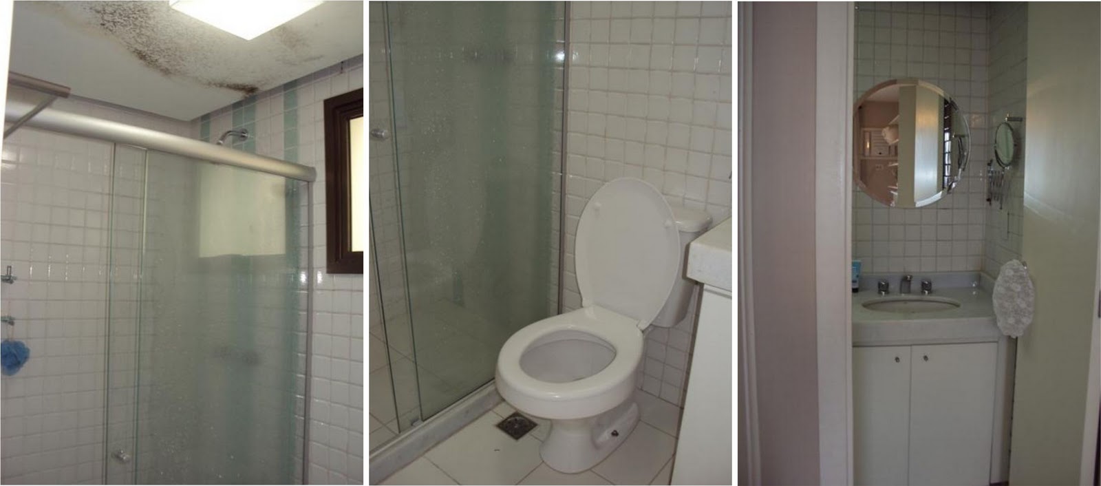 ARQUITETA MARIA HELENA TORRES REFORMA DE APARTAMENTO NA BARRA BANHEIRO ROM -> Banheiro Suite Feminino ARQUITETA MARIA HELENA TORRES REFORMA DE APARTAMENTO NA BARRA BANHEIRO ROM -> Banheiro Suite Feminino